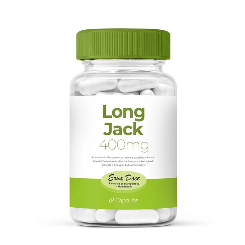 Long Jack 400mg em Cápsulas