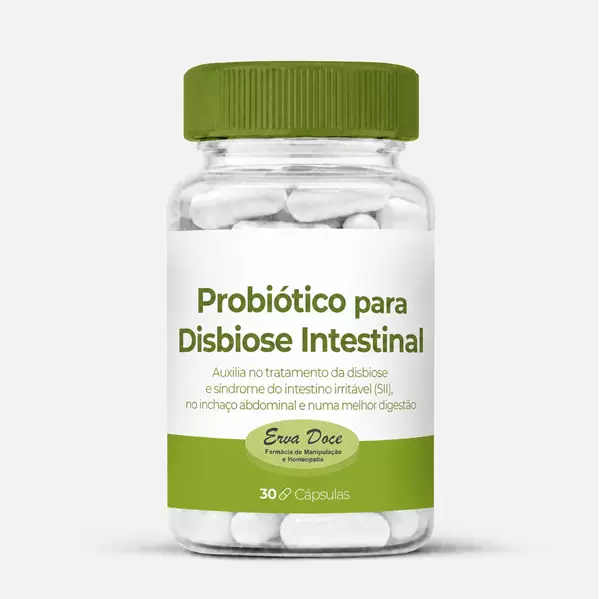 Probiótico para Disbiose Intestinal 30 Cápsulas