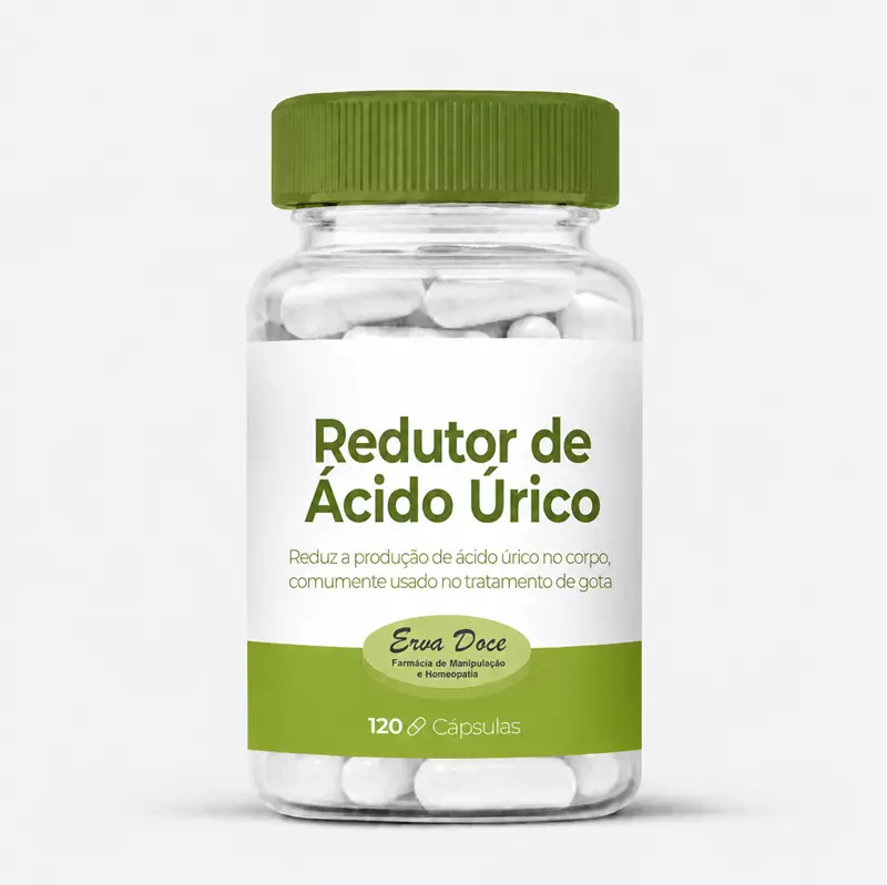 Redutor de Ácido Úrico 120 Cápsulas